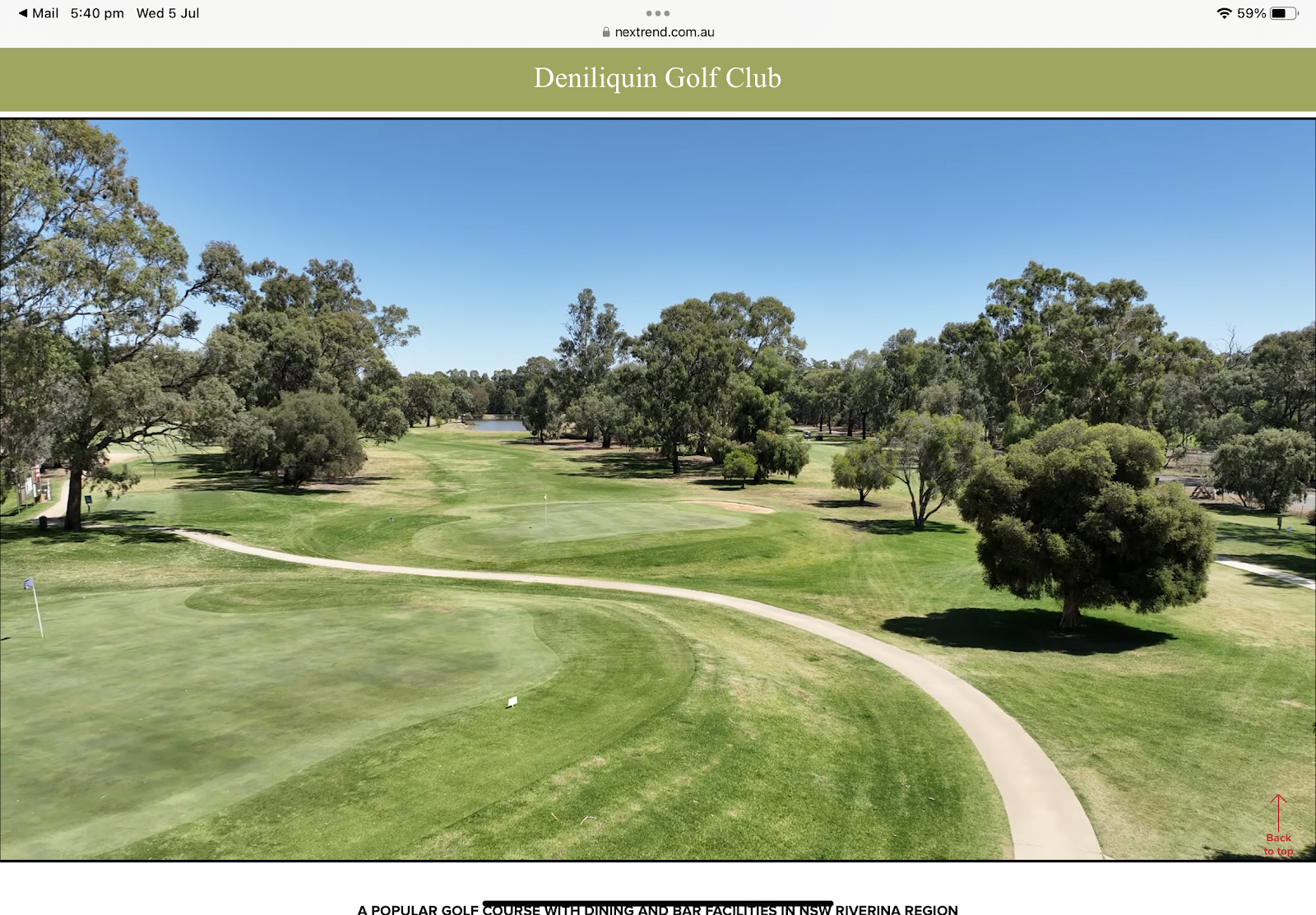 Deniliquin Golf Club